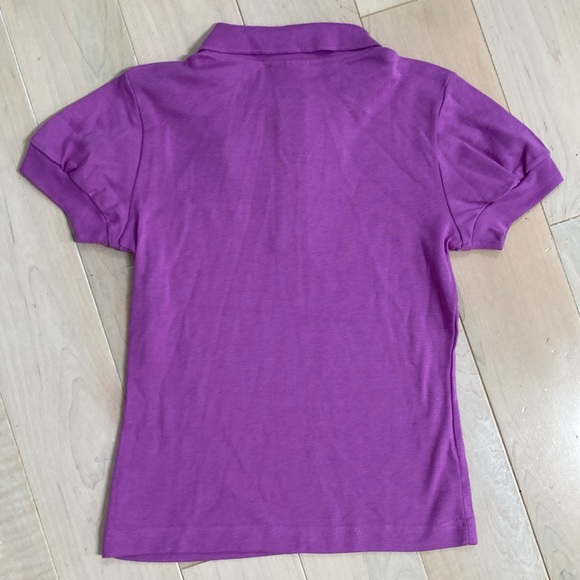 Lacoste girls purple polo shirt - Picture 7 of 7